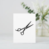 Carte Postale Ciseaux de coiffeur (Debout devant)