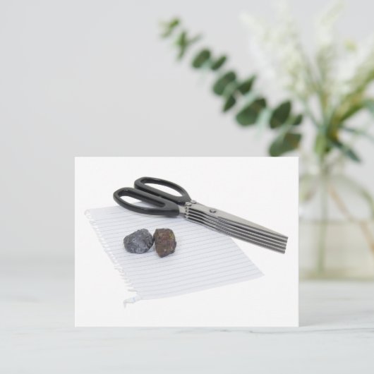 Carte Postale Ciseaux RockPaper060509 (Debout devant)