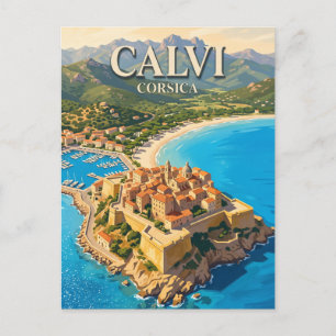 Carte Postale Citadelle de Calvi France