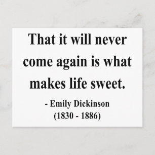 Carte Postale Citation 5a d'Emily Dickinson