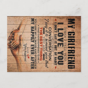 Carte Postale Citation Amour Pour Petite Amie, Petite Amie Cadea