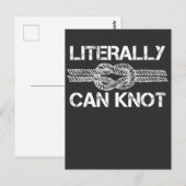 Carte Postale Citation amusante de navigation nautique pour les  (Devant / Derrière)