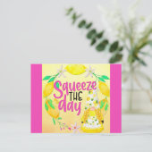 Carte Postale Citation amusante Gnome Lemons (Debout devant)