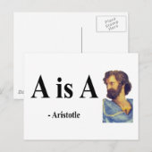 Carte Postale Citation Aristote 2b (Devant / Derrière)