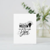 Carte Postale Citation biblique (Debout devant)