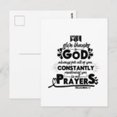 Carte Postale Citation Biblique (Devant / Derrière)
