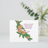 Carte Postale Citation Bouddha (Debout devant)