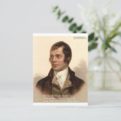 Carte Postale Citation célèbre de Robert Burns (Debout devant)