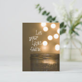 Carte Postale Citation chrétienne inspirée de la Bible (Debout devant)