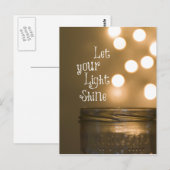 Carte Postale Citation chrétienne inspirée de la Bible (Devant / Derrière)