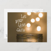 Carte Postale Citation chrétienne inspirée de la Bible (Devant / Derrière)