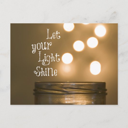 Carte Postale Citation chrétienne inspirée de la Bible (Devant)