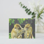 Carte Postale Citation d'amitié par Vincent van Gogh (Debout devant)