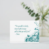 Carte Postale Citation d'amour de Rumi (Debout devant)