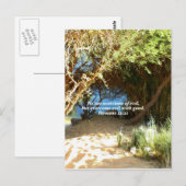 Carte Postale Citation d'amour des versets de la Bible disant Ro (Devant / Derrière)