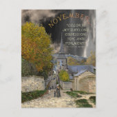 Carte Postale Citation d'art du mois de novembre (Devant)