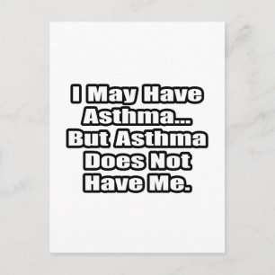 Carte Postale Citation d'Asthma Fighter