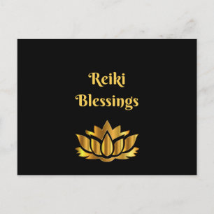 Carte Postale Citation de 'Bénédictions de Reiki'
