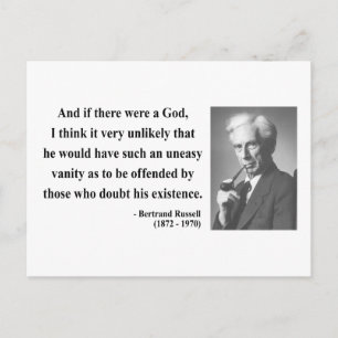 Carte Postale Citation de Bertrand Russell 3b