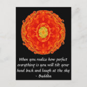 Carte Postale Citation de Bouddha - Quand vous réalisez à quel p (Devant)