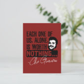 Carte Postale Citation De Che Guevara - Chacune Ne Vaut Rien (Debout devant)