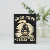 Carte Postale Citation de chemin de fer grossière Trainspotter d (Debout devant)