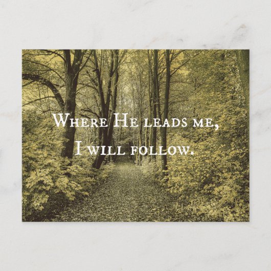 Carte Postale Citation de Christian (Devant)