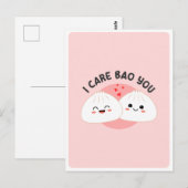 Carte Postale Citation de citation de nourriture asiatique migno (Devant / Derrière)