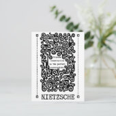 Carte Postale Citation de CONVERSATION parfaite par Nietzsche (Debout devant)