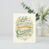Carte Postale Citation de courage d'Anais Nin (Debout devant)