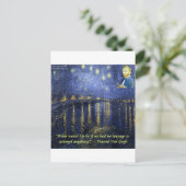 Carte Postale Citation de courage de Van Gogh (Debout devant)