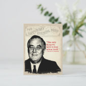 Carte Postale Citation de Franklin D. Roosevelt (Debout devant)