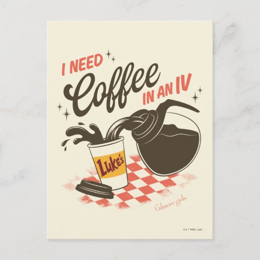 Carte Postale Citation de Gilmore Girls Luke’s Coffee IV (Devant)