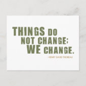 Carte Postale Citation de Henry David Thoreau (Devant)