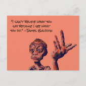 Carte Postale citation de james baldwin (Devant)