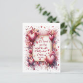 Carte Postale Citation de Jane Austen - Si je vous aimais moins  (Debout devant)