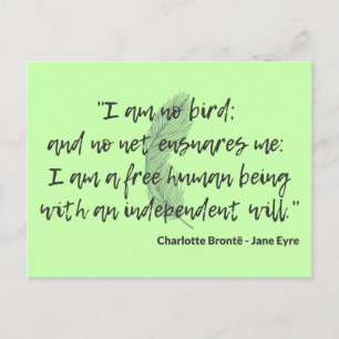 Carte Postale Citation de Jane Eyre II