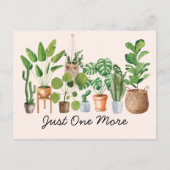 Carte Postale Citation de jardinage de l'aquarelle ménagère (Devant)