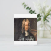 Carte Postale Citation de Jonathan Swift Live Humour (Debout devant)