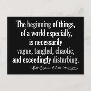 Carte Postale Citation de Kate Chopin