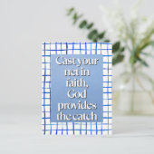 Carte Postale Citation de la foi chrétienne (Debout devant)