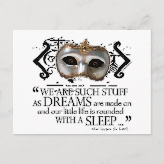 Carte Postale Citation de La Tempête (Devant)