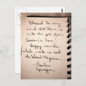 Carte Postale Citation de l'espurgeon [Carte postale] (Devant / Derrière)