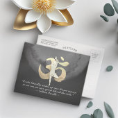 Carte Postale Citation de l'instructeur de méditation YOGA Arbre