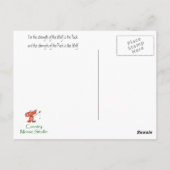 Carte Postale Citation de loup et de pack - Collection d'animaux (Dos)