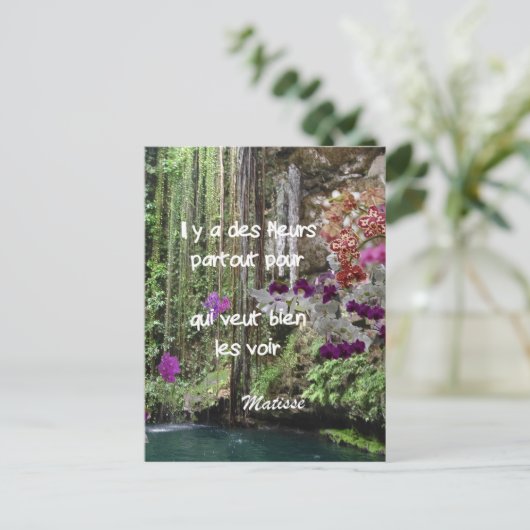 Carte Postale Citation de Matisse (Debout devant)