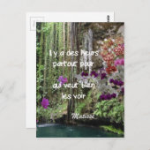 Carte Postale Citation de Matisse (Devant / Derrière)