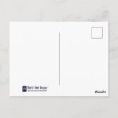 Carte Postale Citation de Noël Aquarelle Purple Letters (Dos)