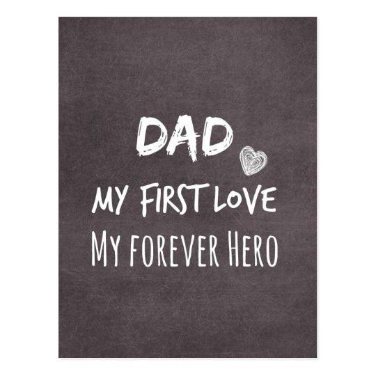 Carte Postale Citation De Papa Ma Premiere Passion Mon Heros Zazzle Be