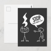 Carte Postale Citation de professeur de musique amusante Repos N (Devant / Derrière)